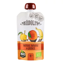 Rudolfs Organic Mangó - Banán - Birsalma gyümölcspüré 110g